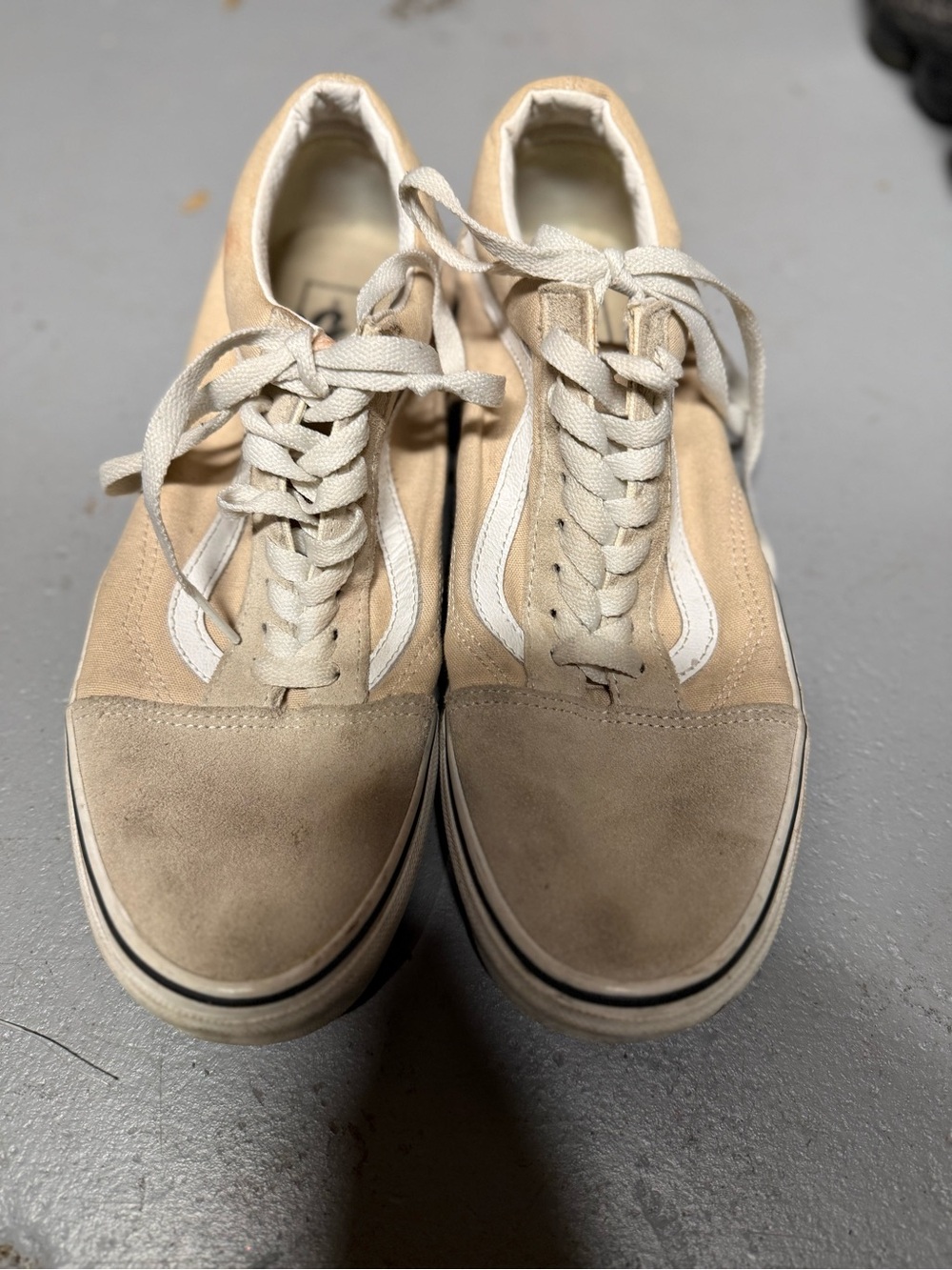 Vans Old Skool - Beige / Tan - Mens 9 / Womens 10.5 - Size 42